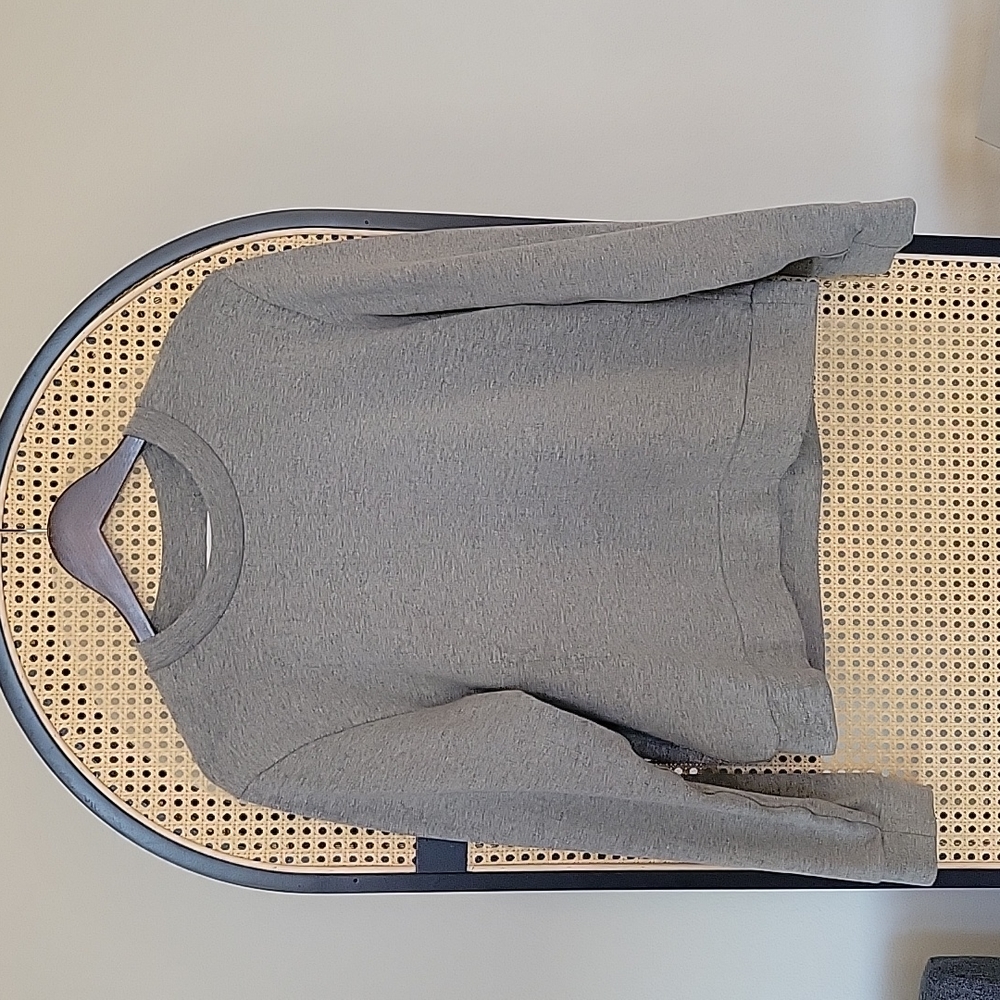 Outdoor Voices Grey Heathered Sweatshirts Size Medium